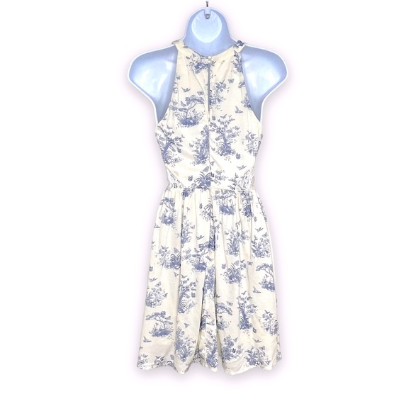Disney Cinderella Collection Ivory Toile Sleeveless Dress Size S - Picture 2 of 6